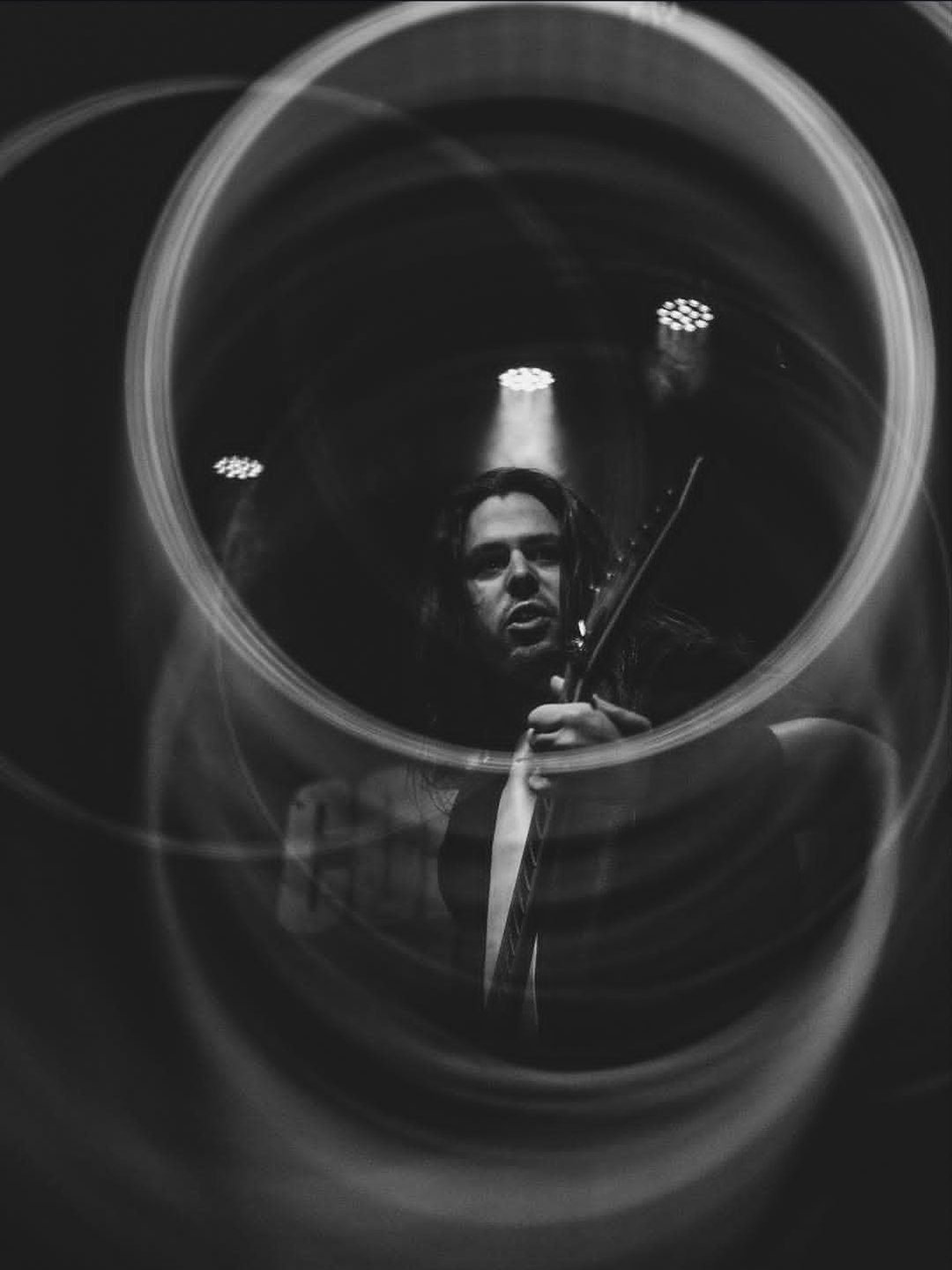 Spencer: Contortion guitarist Spencer performing live